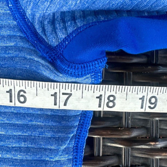 adidas 🏀 Women’s Blue Heather ClimaLite ‘KU JAYHAWKS’ Performance Half Zip - S - Picture 12 of 13